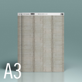 MT122 1:87 (HO) A3 Tunnel wall - Concrete 01 (420mm x 297mm