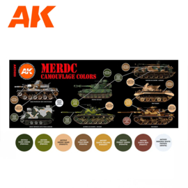 AK11653 MERDC CAMOUFLAGE COLORS