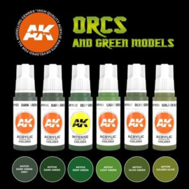 AK11600 3rd Gen Orcs and Green Models Set