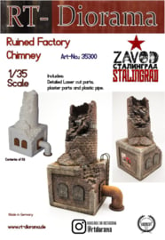 RT35300 1:35 RT-Diorama Ruined Factory chimney