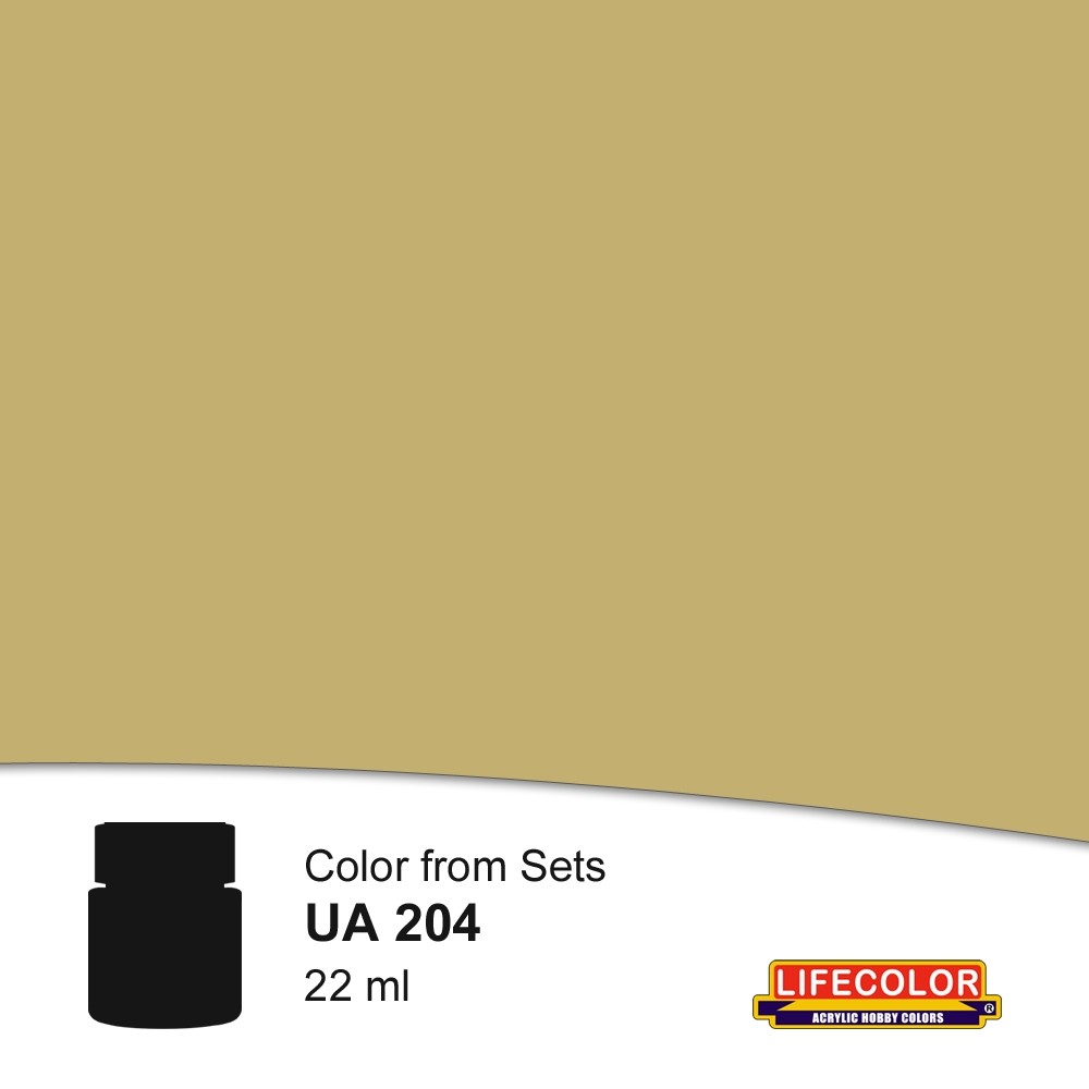 UA204 Lifecolor German Army Dunkelgelb RAL 7028