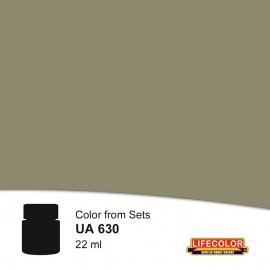 UA630 	LifeColor Neutral Haze Grey FS36152 (22ml) Part of set CS25