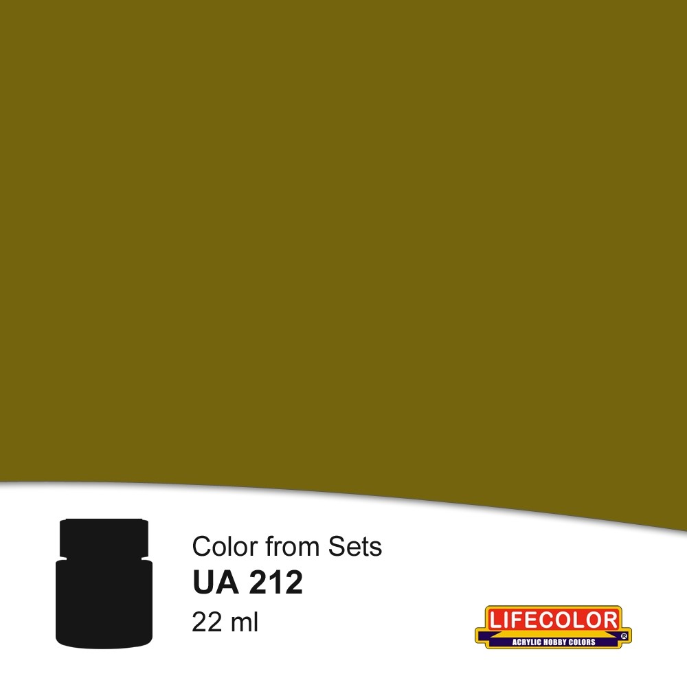 UA212 Lifecolor German Army Graugrün Khakibraun RAL 7008