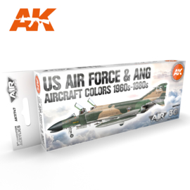 AK11747 3rd Gen US AIR FORCE & ANG AIRCRAFT COLORS 1960S-1980S