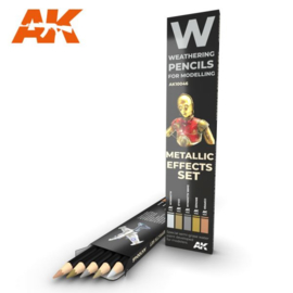 AK10046 Metalics Effect set (5 Pencils)