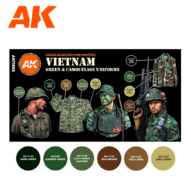 AK11682 VIETNAM GREEN & CAMOUFLAGE UNIFORMS