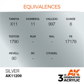 AK11209 SILVER – METALLIC