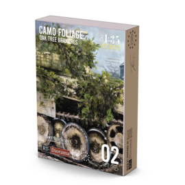 RT35473 1:35 RT-Diorama Oak Tree Branches [Camo Foliage] (20)