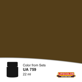 UA759 LifeColor Exhausted Umber 22ml FS34031