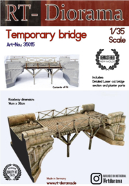 RT35015 RT-DioramaTemporary bridge (14cmx 38cm)