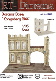 RT35018 1:35 RT-Diorama Diorama-Base: "Königsberg 1944" (35cmx27,5cm)