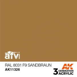 AK11326 RAL 8031 F9 Sandbraun