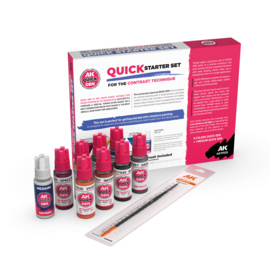 AK17525 QUICK STARTER SET (8 QUICK GEN + 1 MEDIUM + 1 FREE BRUSH)