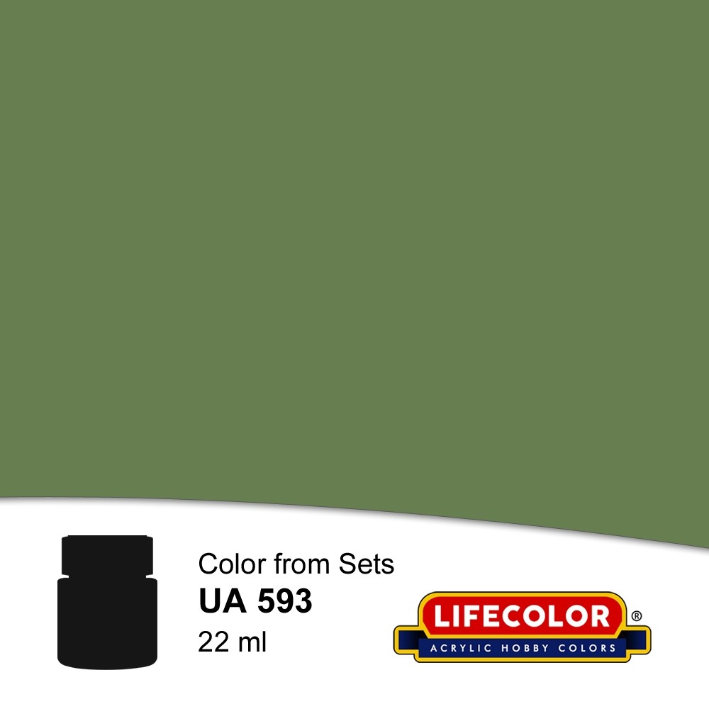 UA593 Lifecolor Interior Green FS 34151