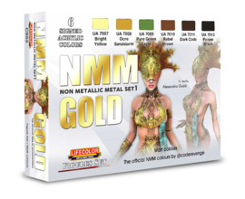 CS53 Lifecolor NNM Set 1 (Non Metalic Metal Set 1 Gold) (6x 22ml)