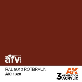 AK11328 RAL 8012 Rotbraun