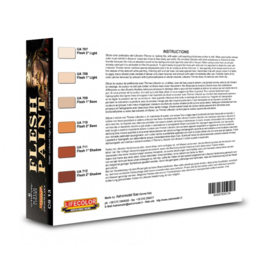 CS13 Lifecolor  Flesh paint set (This set contains 6 acrylic colors)