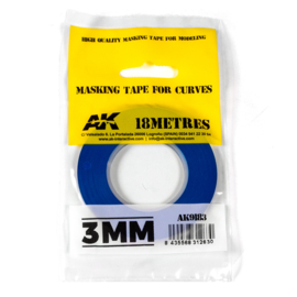 AK9183 MASKING TAPE FOR CURVES 3MM
