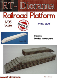 RT35246 1:35 RT-Diorama Railroad Platform