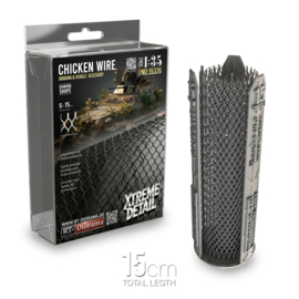 RT35326 1:35 RT-Diorama Ultra-Fine Chicken Wire [Diamond. Shape] 6 x 15 cm rolled-out mesh size