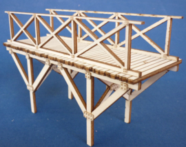 RT35518 1:35 RT-Diorama Wooden bridge (small)