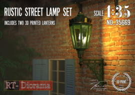 RT351669 1:35 RT-Diorama Rustic Street Lamp Set (2pcs.)