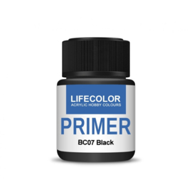 BC07 Lifecolor Primer Black 22ml New Formula 22ml