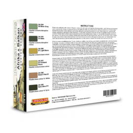 CS43 Lifecolor British Tanks Set 1 Afrika & Balkan caunter scheme