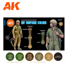 AK11631 IDF UNIFORM COLORS