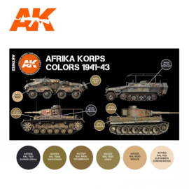 AK11652 3rd Gen AFRIKA KORPS COLORS 1941-43