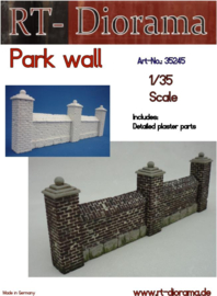 RT35245 1:35 RT-Diorama Park wall