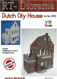 RT35176 1:35 Diorama Dutch City House