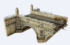 RT35013 1:35 RT-Diorama Destoyed Stonebridge (14cmx27cm)