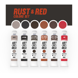 AKABT304 RUST & RED COLORS SET