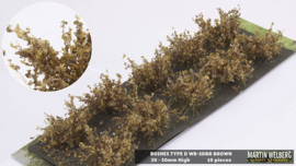 WB150068 SDBR Shrubs Brown 10 pieces (20-30mm)