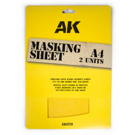 AK8211 MASKING SHEET A4 X 2 UNITS