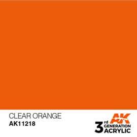 AK11218 CLEAR ORANGE – STANDARD