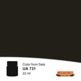 UA731 Lifecolor Dirty Black FS36008