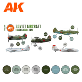 AK11740 SOVIET AIRCRAFT COLORS 1930S-1941
