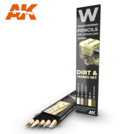 AK10044 Dirt Marks set (5 Pecils)