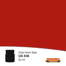 UA836 LifeColor Rosso Fegato Chiiaro (22ml)