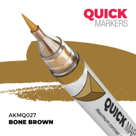 AKMQ027 Bone Brown Quick Marker