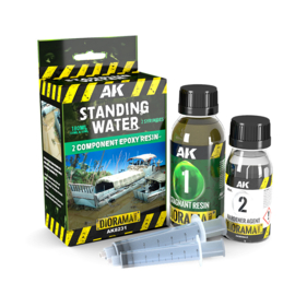 AK8231 RESIN STANDING WATER – 2 components epoxy resin 180ML