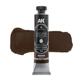 AKAD018 BURNT UMBER – ARTISTIC DENSE ACRYLIC COLOR