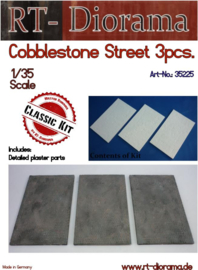 RT35225 1:35 RT-Diorama Cobblestone Street 3pcs.