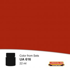 UA616 	LifeColor Rosso Mattone (22ml) FS 31328 Part of CS15