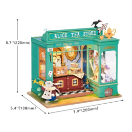 DG156 Alice's Tea Store (Robotime DYI 1:20 Scale)