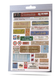 RT35842 1:35 RT-Diorama Business-Signs Germany