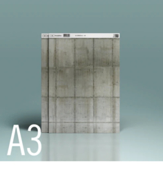 MT964 1:50 Modeltex A3 Concrete 1 (420mm x 297mm x 3mm)
