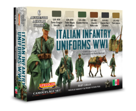 CS50 Lifecolor Italian Infantry Uniforms WWI (6x22ml)